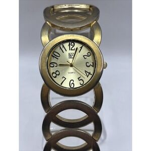 NY&C‎ Women's Quartz Bracelet Band Watch Gold Tone- New Battery